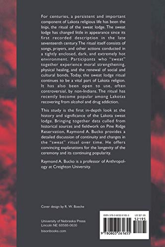 The Lakota Ritual Of The Sweat Lodge: History And Contemporary Practice (Studies In The Anthropology Of North American Indians) #TOP1