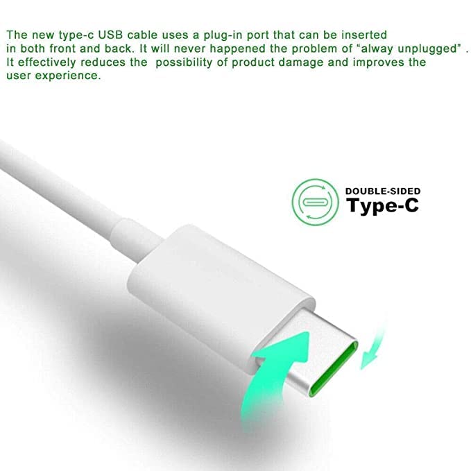 Image of 50W Supervooc Superdart Type C Charger Adapter | 50 Watt Charger Type C | Quick Charge 3.0 | Only Compatible with Realme 8 Pro | Realme X2 Pro | Realme X7 (India) | Realme X7 Max 5G