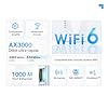 TP-Link Répéteur WiFi 6 RE700X, Amplificateur WiFi AX3000 Mbps, Port Ethernet Gigabit, Couvre jusqu'à 150 m², Repeteur WiFi Puissant, Compatible avec Les Box Internet, Profitez sans Changer Votre Box