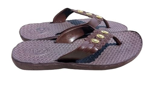 GenericBEBOO Daily Use Slipper For Women No-7(Brown)