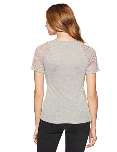 Image of Vero Moda Women's Plain Regular Fit Top (200664102 Light Grey Melange XL)