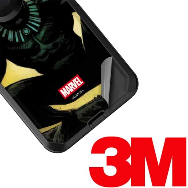 Skinit Decal Phone Skin Compatible with OtterBox Defender iPhone 7 Plus - Officially Licensed Marvel Black Panther TChalla King of Wakanda Design