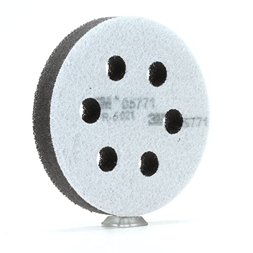 Image of 3M Hookit Soft Interface Pad 05771, Foam, Quick Change, Soft Pad for Autobody Sanding, 3in x 1 /2in x 3 /4in (Pack of 10)