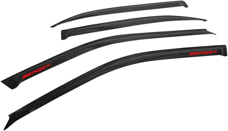 Miniatura 4 de EVPROXP - Visera de protección contra la lluvia compatible con Honda Civic Sedan 4DR 96-00, deflector de ventilación de ventana lateral, teñido