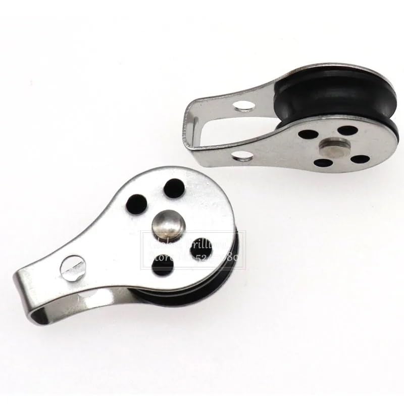 2er Set Umlenkrollen Für Seile 2-6mm - Kleine Nylon Seilrolle Edelstahl 316 | Umlenkrolle Für Boote & Fitness 2er Set Umlenkrollen Für Seile 2-6mm - Kleine Nylon Seilrolle Edelstahl 316 | Umlenkrolle Für Boote & Fitness