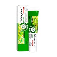 Salviagalen F Madaus (75 ml) - Medizinische Zahnpasta mit Fluorid | Zahnreinigung für empfindliche Zähne mit Dreifach-Aktivschutz – Ansicht 1