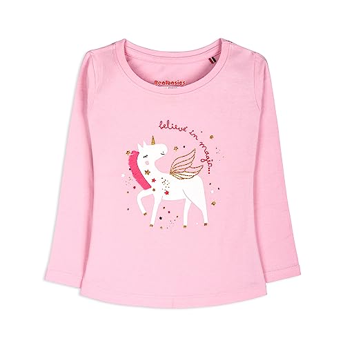 Image of Real Basics Girls Regular Fit Full Sleeves Tshirt (Pack of 3)
