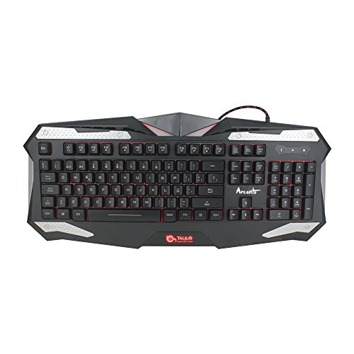 Preisvergleich Produktbild TALIUS Archon Gaming-Tastatur, Hintergrundbeleuchtung, Ingame Modus, Anti Ghosting Funktion