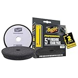 Meguiar's 5" Finishing Foam Pads - M5FFP2 - Professional Foam Pad for Finishing, use with Meguiar's Finishing Products for Increased Gloss and Shine, or use to Apply a Car Wax to Protect, 2 Pack