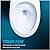 TOTO Eco Guinevere WASHLET+ Ready Elongated 1.28 GPF Universal Height Skirted Toilet with CEFIONTECT, Bone - MS974224CEFG#03