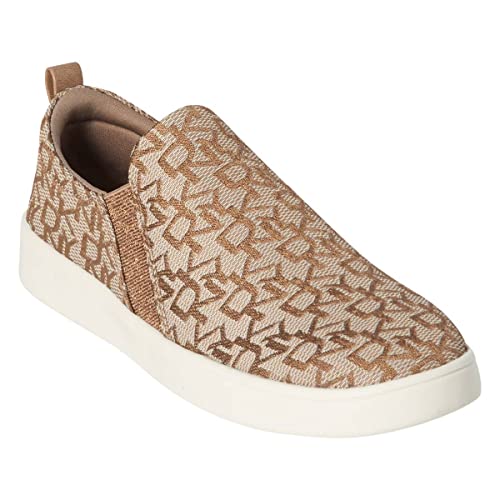 DKNY Cam Gore Beige Slip On Shoe Kids 5
