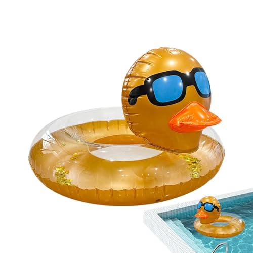 Anneau gonflable de piscine canard pour s'amuser en famille à la plage et au lac