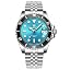 Light Blue / Black Bezel / 5 links