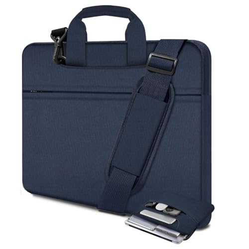 Image of Universal Laptop Shoulder Bag 13-17.3 Inch Shockproof Computer Bag with Multi-Pockets & Adjustable Strap