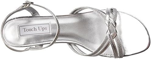 Touch Ups Women's Melanie Dress Sandal, Silver, 12 Wide | Image 4