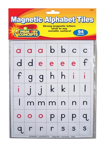 Lettres magnétiques alphabet PC-1421 avec code couleur pour l'école