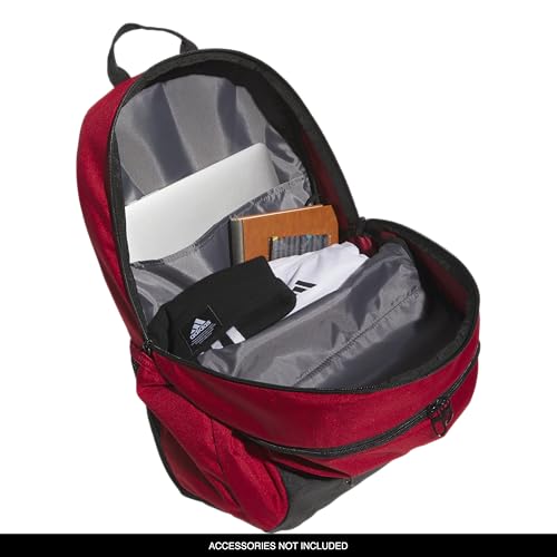 Image of adidas Striker 3 Team Sports Backpack - Daypack for Sports Gym Travel, 36L, Power Red, OSFA