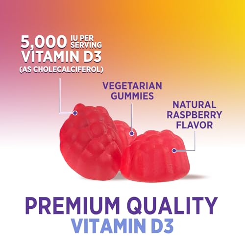 Health Nutrition Naturals Vitamin D3 5000 IU Gummies