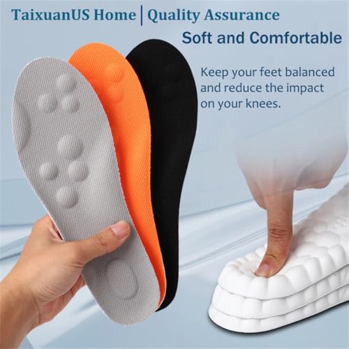 Image of Insoles for Men and Women Cloud Like Sole Inserts with Arch Support Memory Foam (US-Men-6.5-11)