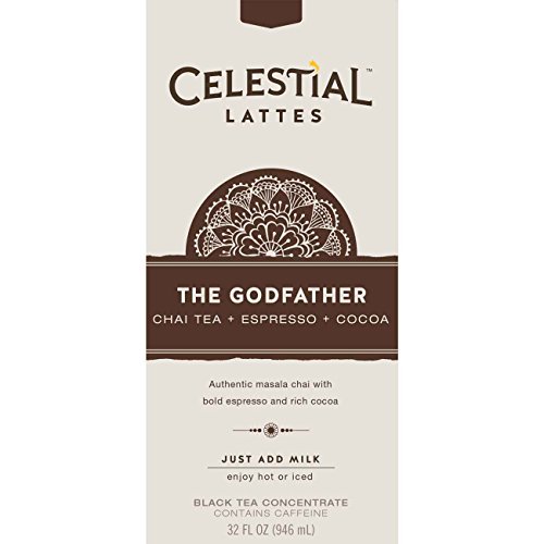 Celestial Seasonings The Godfather Chai Tea Latte Concentrate, 32 Fluid Ounce (Pack of 6)