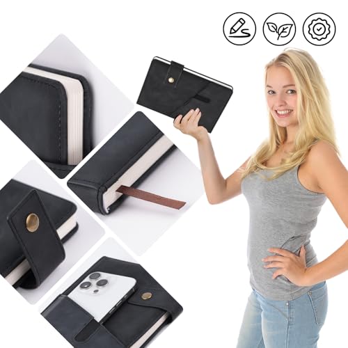 Koogel HKL0535 A5 Lined Journal With Buckle, Leather Hardcover Journal Notebook Ruled Executive Notebook Diary thumb #1