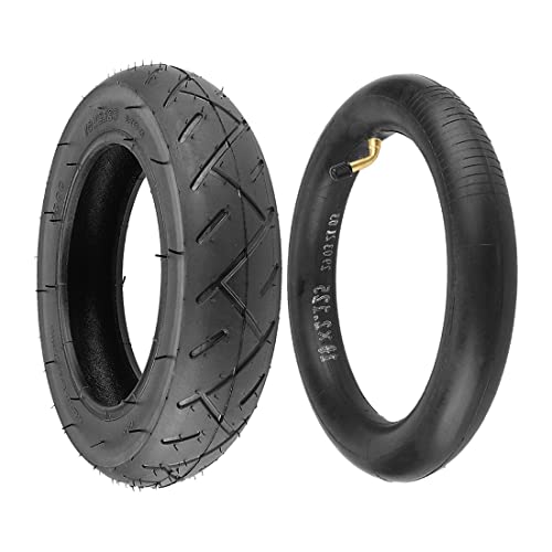 GROCKSTR 10 neumáticos de 10 x 2,125 cm para scooter eléctrico, compensación de tablas de flotar, neumáticos resistentes al desgaste, 10 x 2,125
