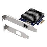 【Amazon.co.jp限定】バッファロー 10Gbps 10GbE LANボード PCIe Gen4.0 ×1レーン マルチギガ 【Windows 11 / 10 ・ Windows Server 2019 / 2016 対応】 3年保証 LGY-PCIE-MG3/N image