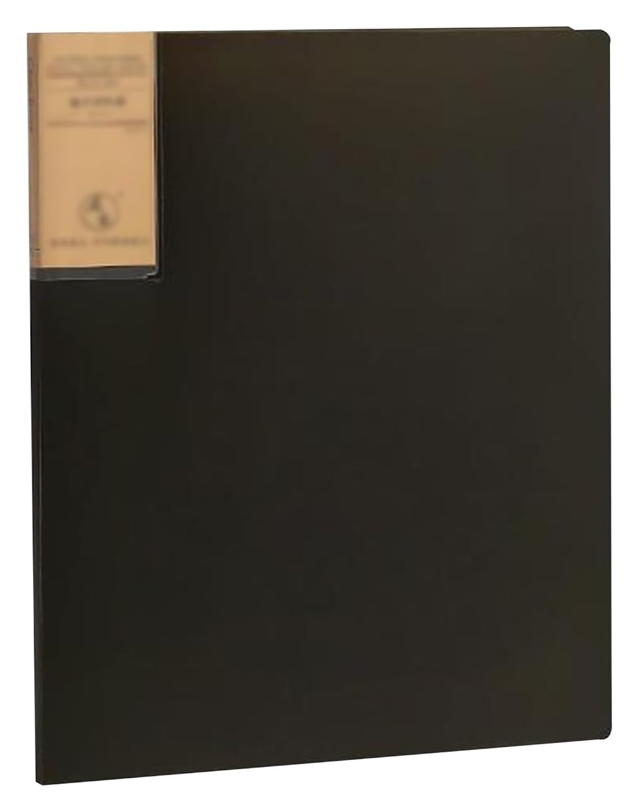 A4-Präsentationsmappen, A4 Portfolio-Präsentationsordner mit 100 Fächern, Dokumentenorganizer, mehrfarbig(Black)