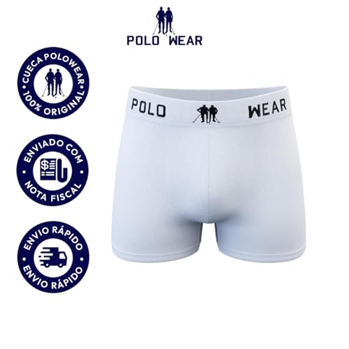Kit 8 Cuecas Boxer Polo Wear Microfibra G