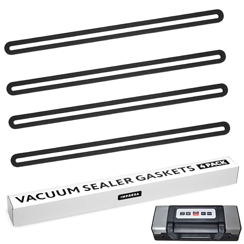 IMPRESA 4-Pack Foam Vacuum Sealer Gaskets - Compatible with Nesco