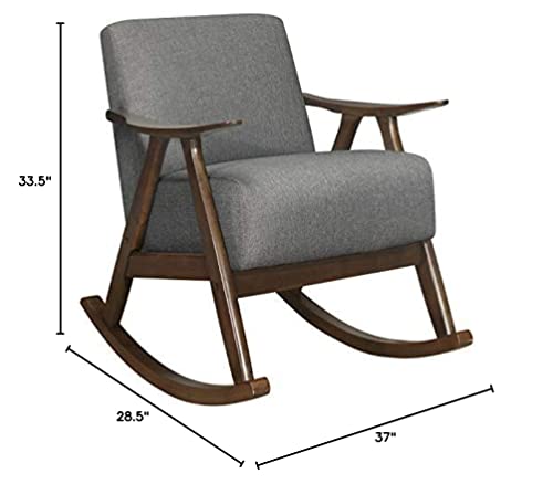 Lexicon Helena Rocking Chair, Gray #TOP7