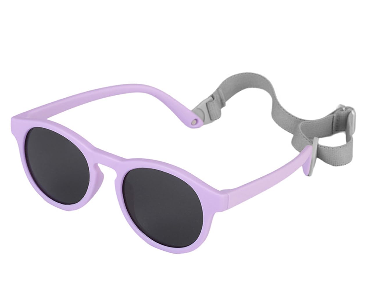 iNszkoos Flexible Polarized Baby Sunglass with Strap Adjustable, Infant Outdoor Sunshade UV 400 Protection Soft Silicone Frame Baby Sunglasses for 0-36 Months Toddler Newborn Boys Girls — view 15