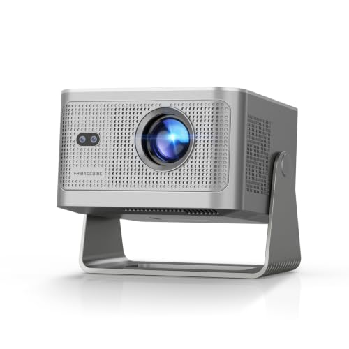 Magcubic Smart Projector 4K Support Portable Projector with Wifi and Bluetooth TV Stick Built-in Auto Focus & Obstacle Avoidance 650 ANSI Voice Control Home Theater Movie Proyector Outdoor