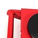 Industrial Machinery Mover 13200lb 6T Machinery Mover Roller Dolly with 360°Swivel Top Plate (13200LB Capacity) (Red)