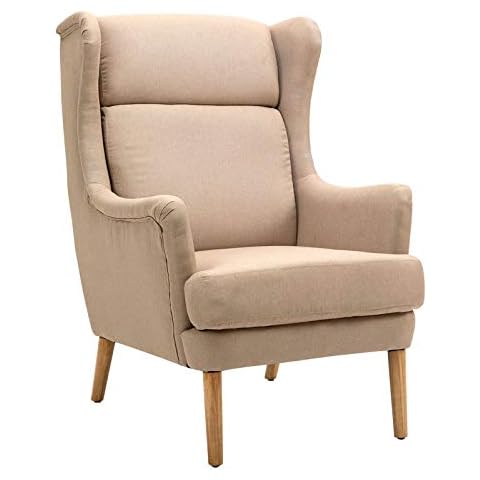 CARO-Möbel Ohrensessel Groningen im Retro Design Ohrenbackensessel Fernsehsessel Cover