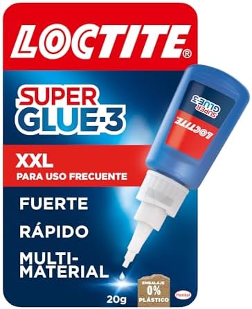 Loctite Super Glue-3 XXL Universal Triple Strength Adhesive Heavy Duty Instant Glue Clear Extra Strong 1x20g
