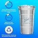 Top Cup – 20 Ounce, 30 Count, Reusable Aluminum Party Cups | Cold-Holding, Recyclable, Made in USA