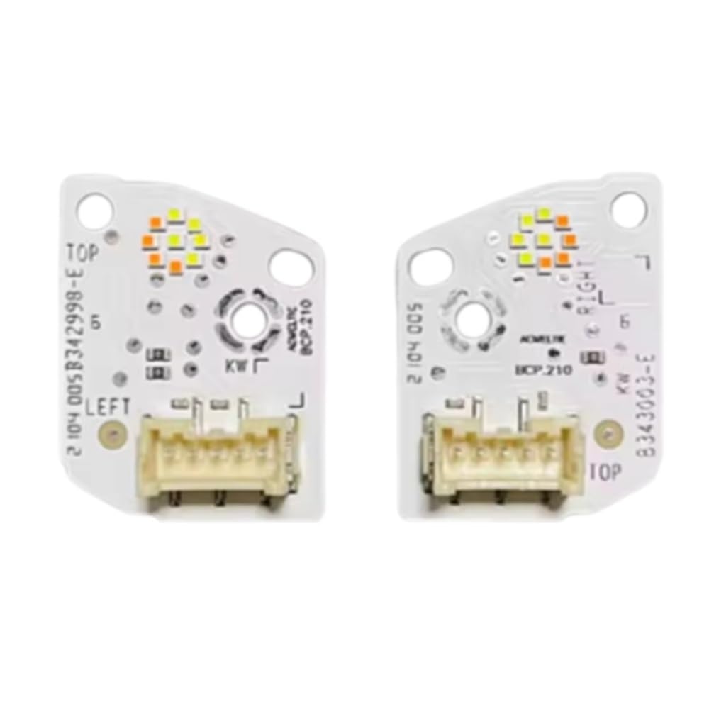 Jiiyp 2Pcs Left Right Lighting Driver B343003-E Led Drl Board For Fabia Iv 2022-2025 White Daytime Running Light Source Chip(2Pcs Left Right)