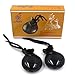 Jale Pollopas Flamenco Spanish Castanets, Black Plastic Castañuelas for Adults and Teens 15+, Beginner Spanish Percussion Musical Instrument by Ole Ole Flamenco (T4)