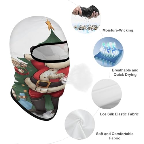 Balaclava Face Mask con Estampado de Avión Militar para Hombres y Mujeres, Máscara de Rostro Completa para Ciclismo y Exterior miniatura 4