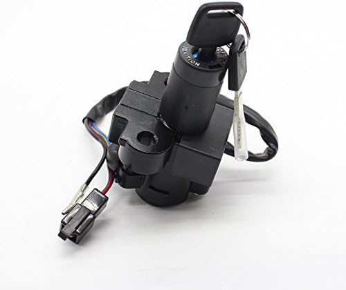FXCNC Racing Motorcycle 3 Wire Ignition Switch Lock With Keys Compatible with CB250 1985-1989