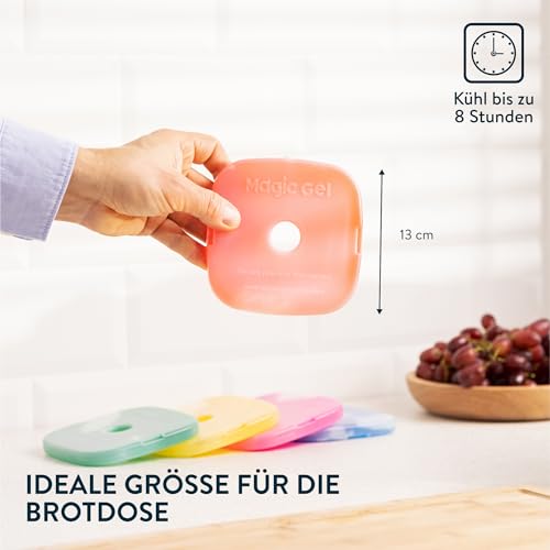 Kühlakku Magic Gel Set für Lunchbox – 5 Stück