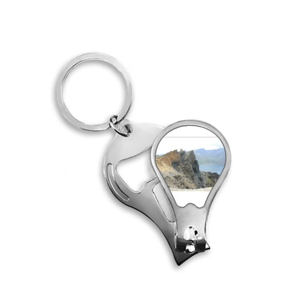 Tianchi Cliff Art Deco Fashion Fingernail Clipper Cutter Opener Key Chain Scissor