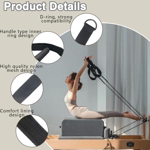 1 pair of pilates wrist strap yoga double bracelet strap women39s exercise kit fitness aids sports accessoriespilates strapshome gym workout graduation gifts for her