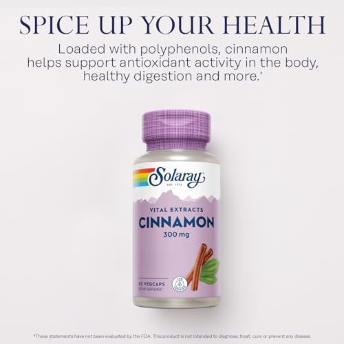 Solaray-Cinnamon-Extract-300mg-Cinnamon-Supplements-for-Digestive-Health-and-Balance-with-Cinnamon-Bark-Extract-Antioxidant-Support-with-24mg-Flavonoids-60-Day-Guarantee-60-Servings-60-VegCaps