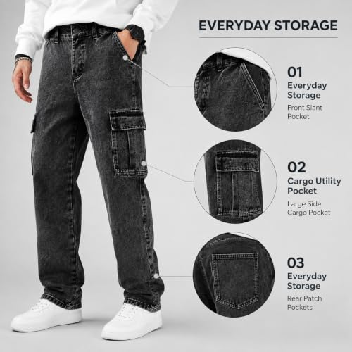 Image of GLOSY Jeans for Men || Relaxed Fit Denim for Men || Men's Jeans Pant