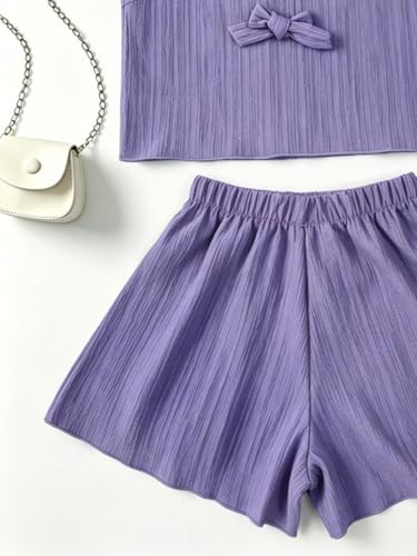 Image of Girls Cute Summer Outfits Set Clothes Size 5-14t Outfit 2 Piece Are Materials That Are Soft And Durable