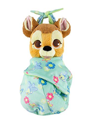 Disney Parks Baby Bambi in a Blanket Pouch Plush New with Tags