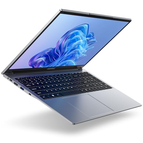 AOC 16.1 Laptop Computer AMD Ryzen 7 5700U (8C/16T, Up to 4.3GHz) Radeon RX Vega 8 Graphics Laptop 16GB RAM 512GB NVMe SSD, Windows 11 Pro, FHD Display, WiFi 6, 53Wh Battery, HDMI, Webcam, Backlit KB