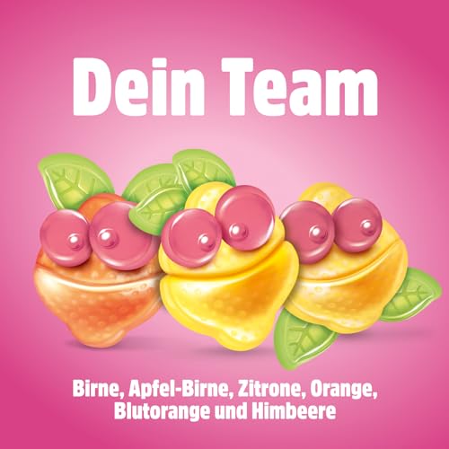 nimm2 Lachgummi Softies Joghurt – 1 x 225g – Gefülltes Fruchtgummi mit Fruchtsaft, Vitaminen und Joghurt